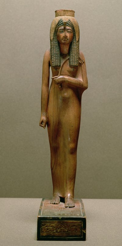 La reina divina Ahmose Nefertari (madera pintada) de New Kingdom Egyptian